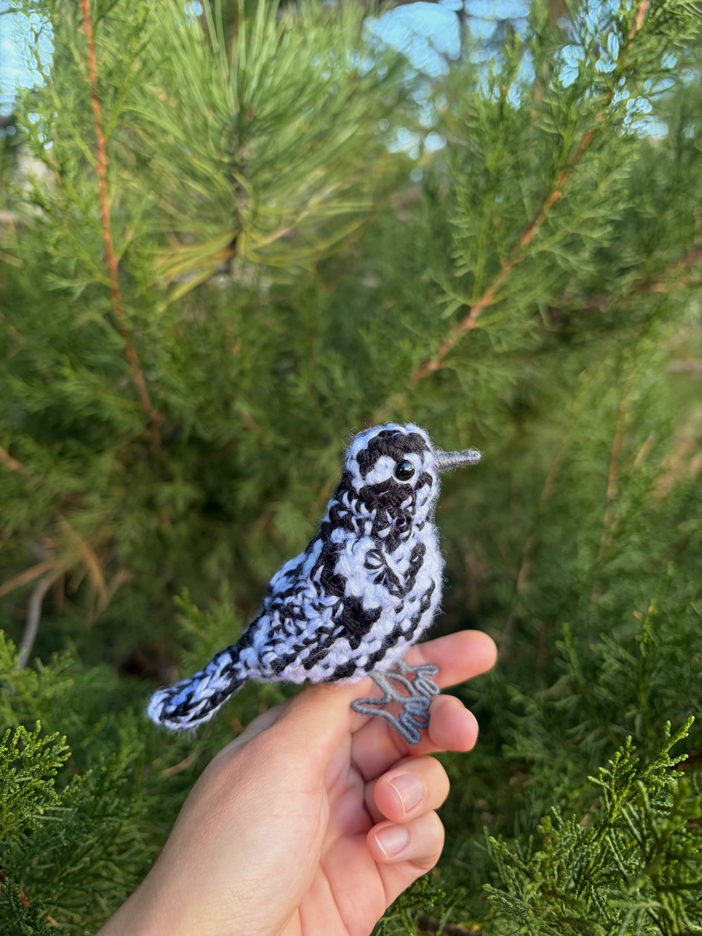 Black-and-white Warbler Plush