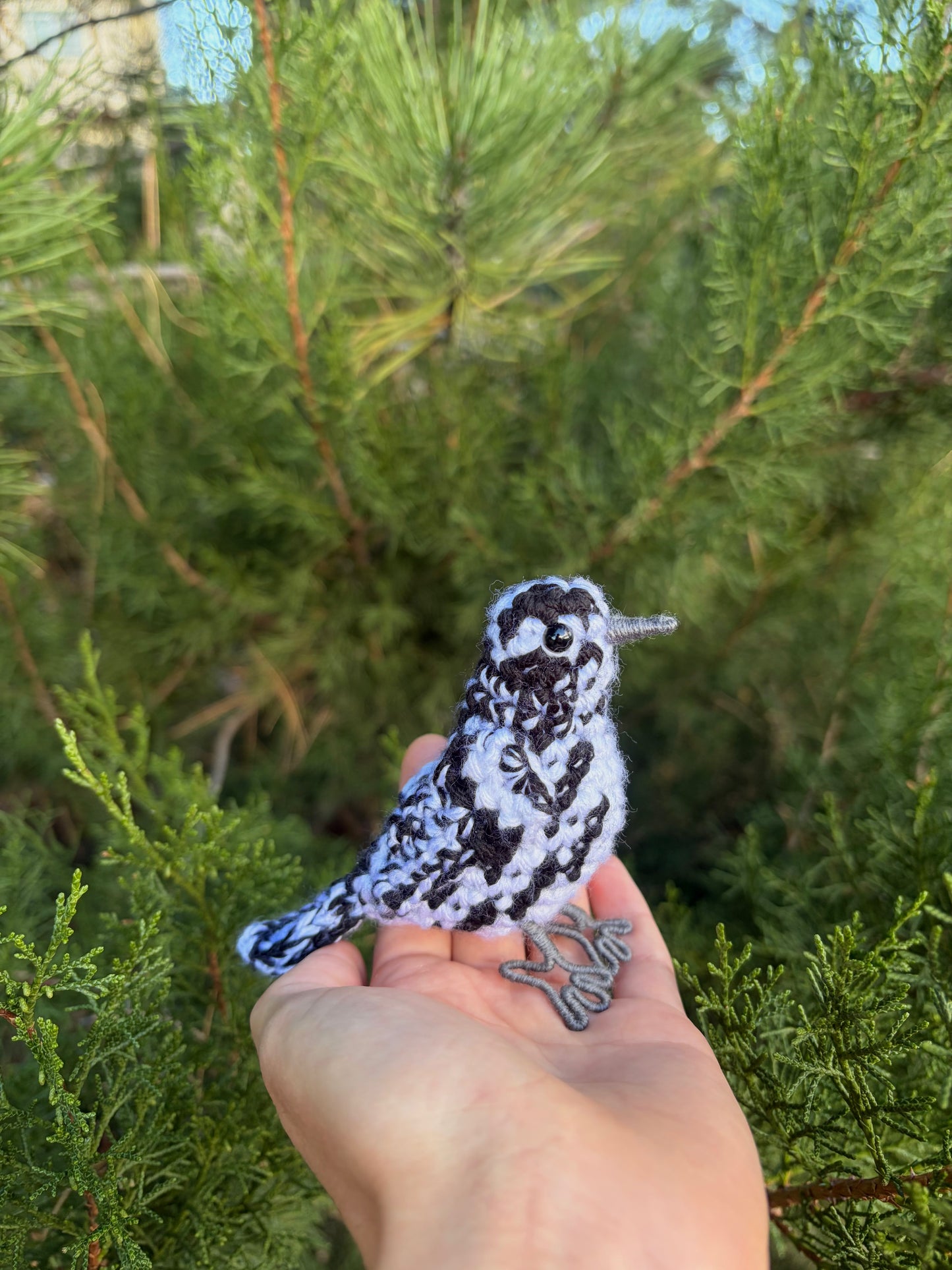 Black-and-white Warbler Plush