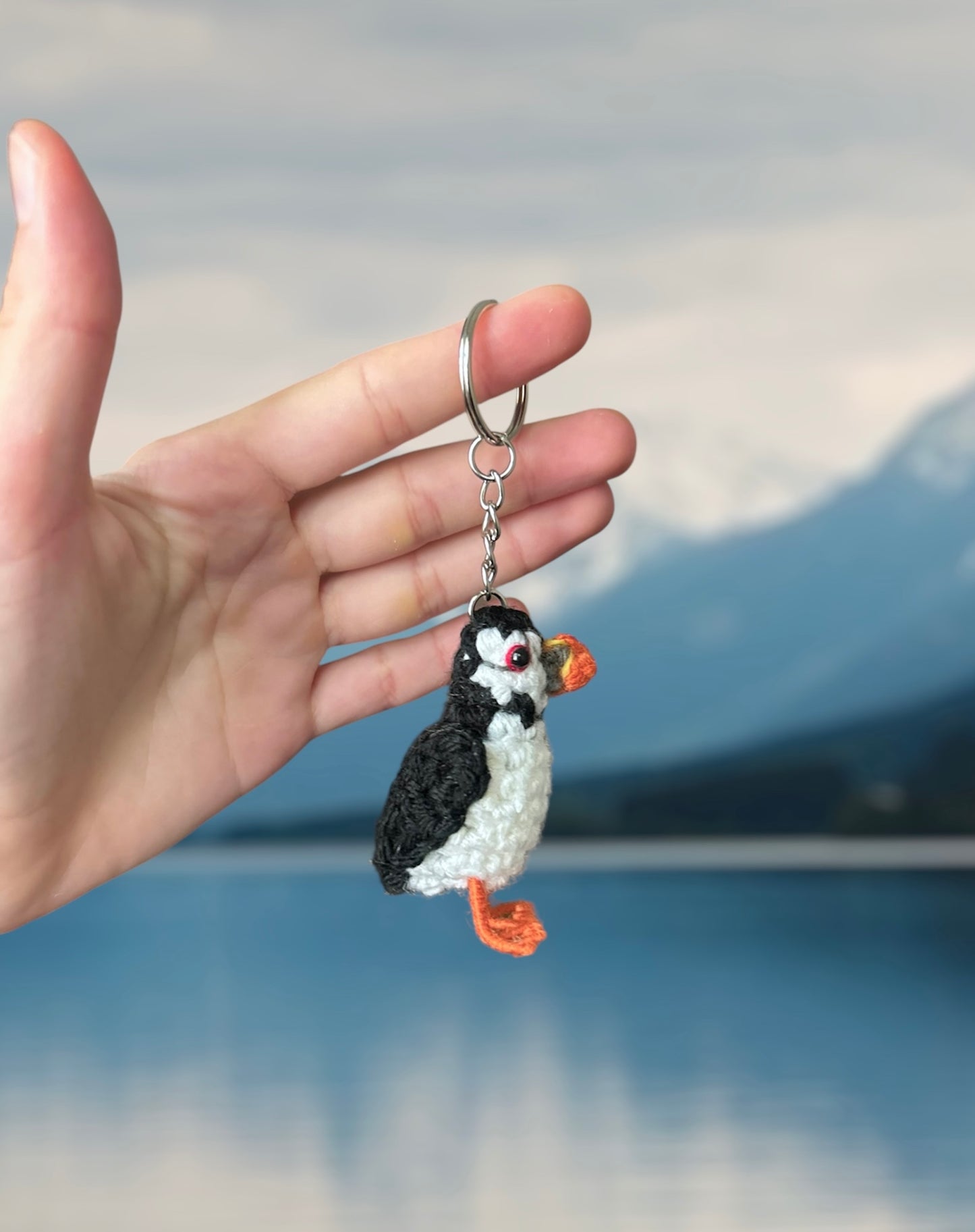 Tiny Birdies Puffin Keychain