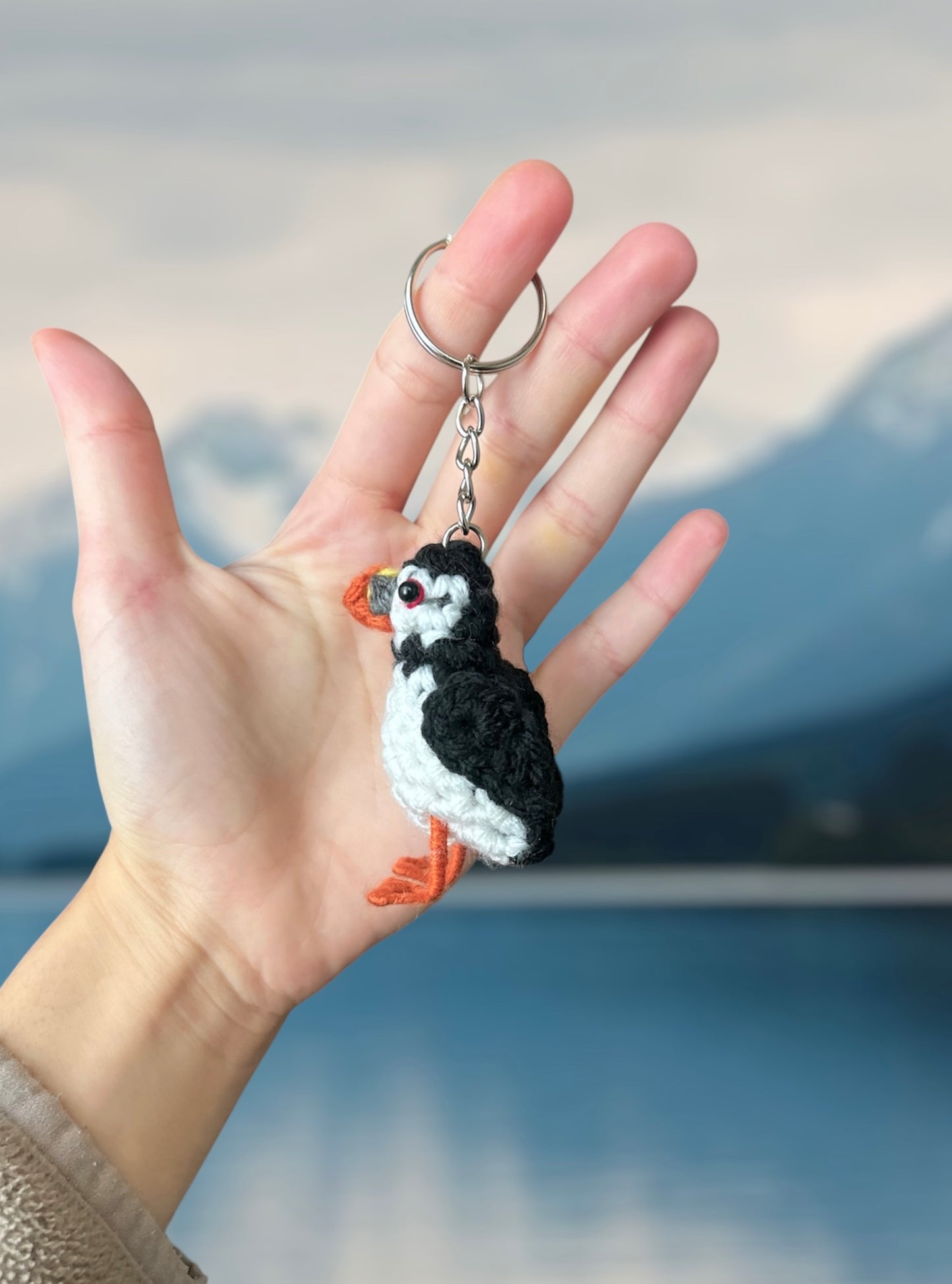 Tiny Birdies Puffin Keychain