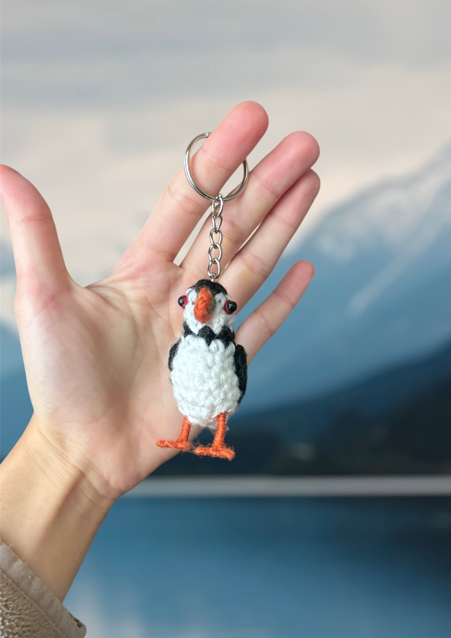 Tiny Birdies Puffin Keychain