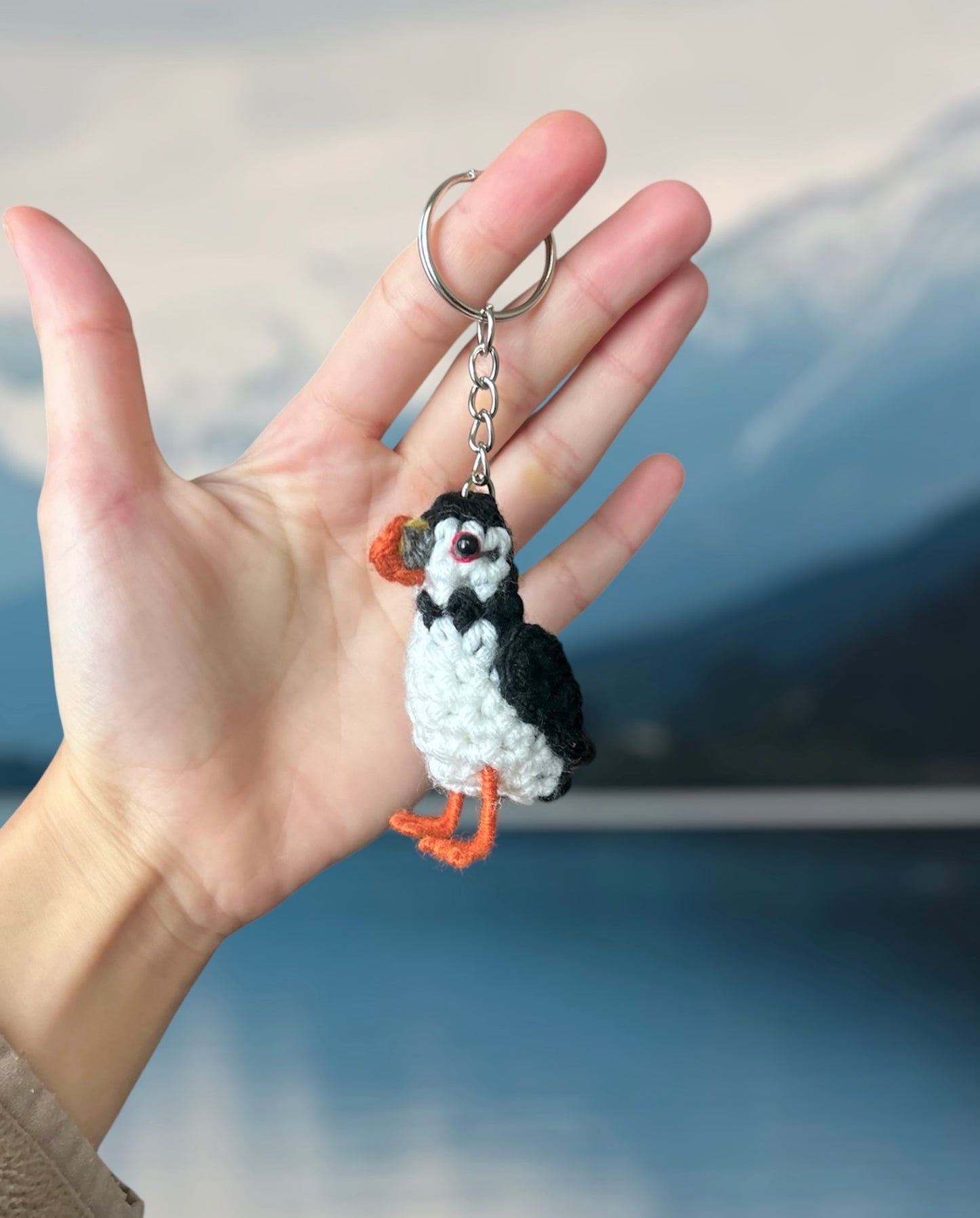 Tiny Birdies Puffin Keychain
