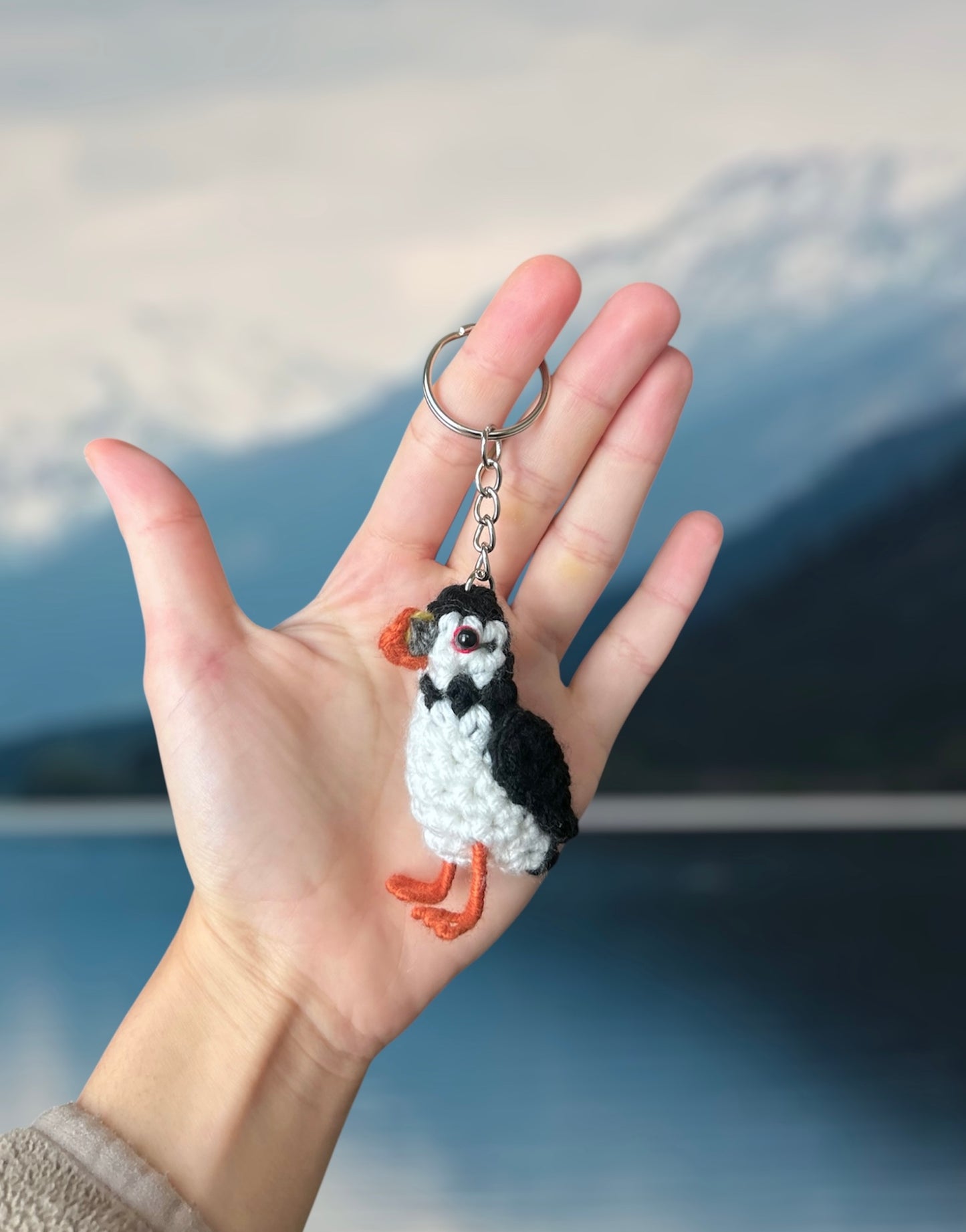 Tiny Birdies Puffin Keychain