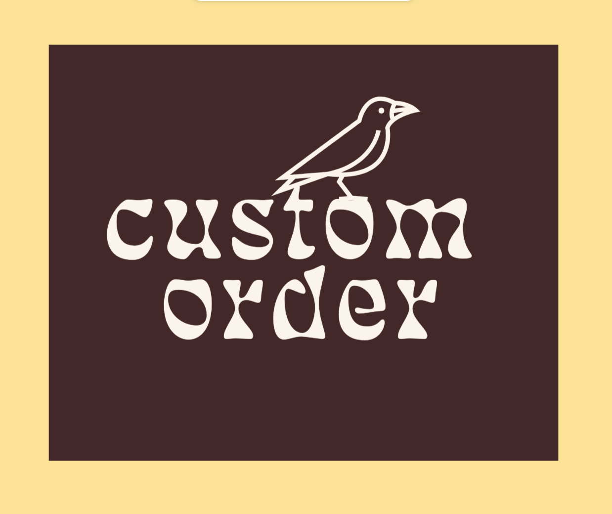 custom order listing