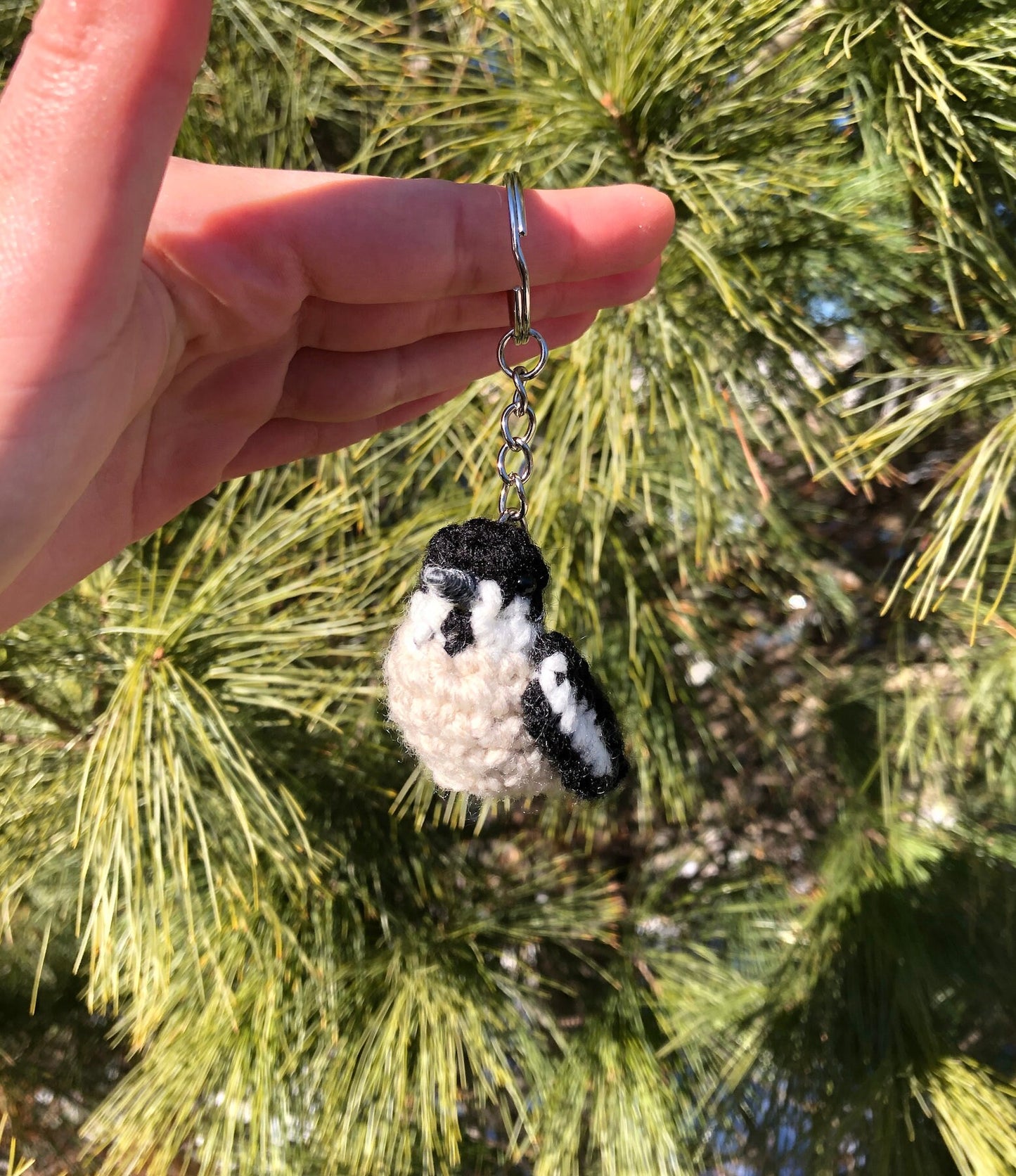 Tiny Birdies Chickadee Keychain