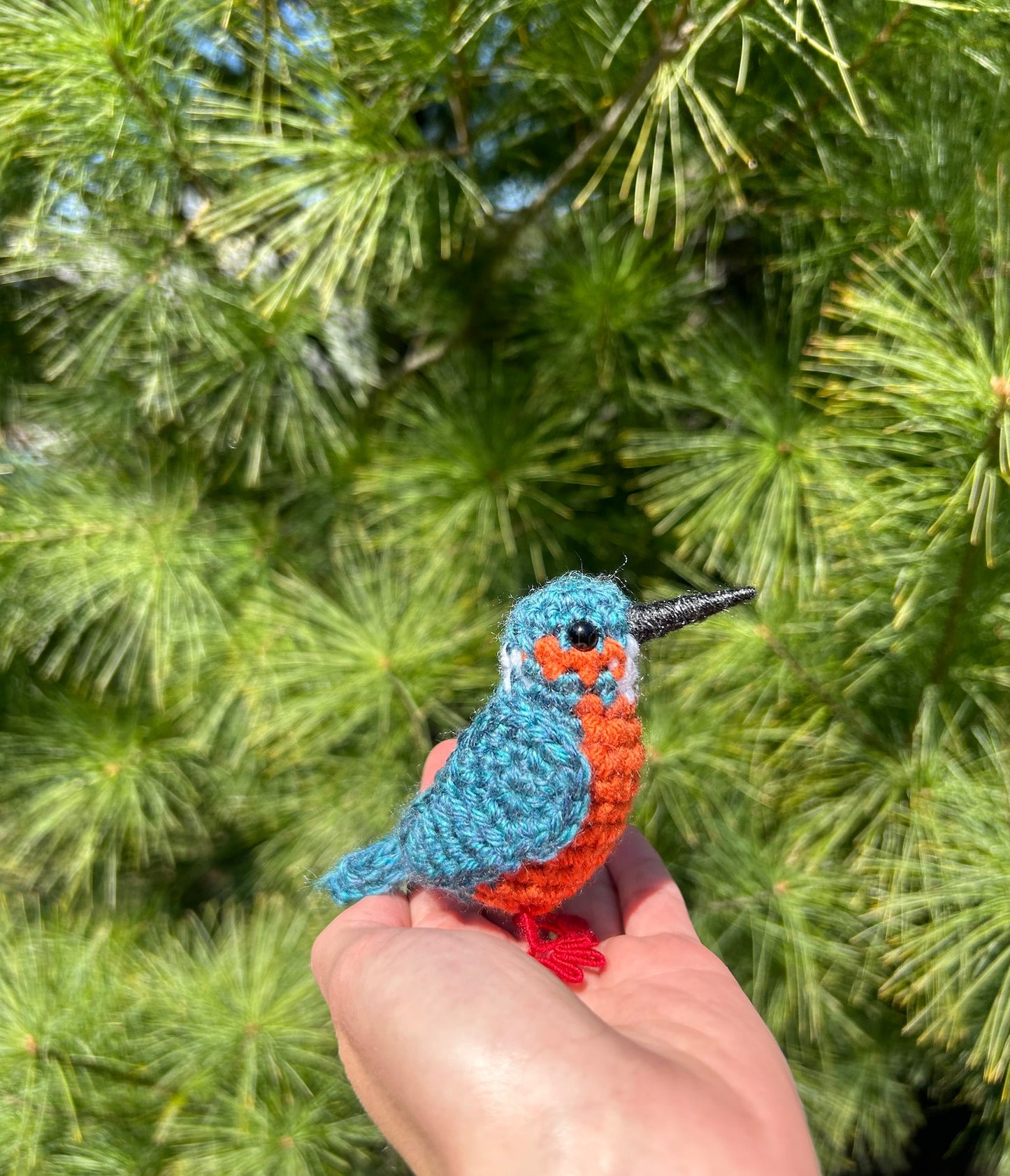 Little Kingfisher Written Crochet Pattern | DIGITAL PDF