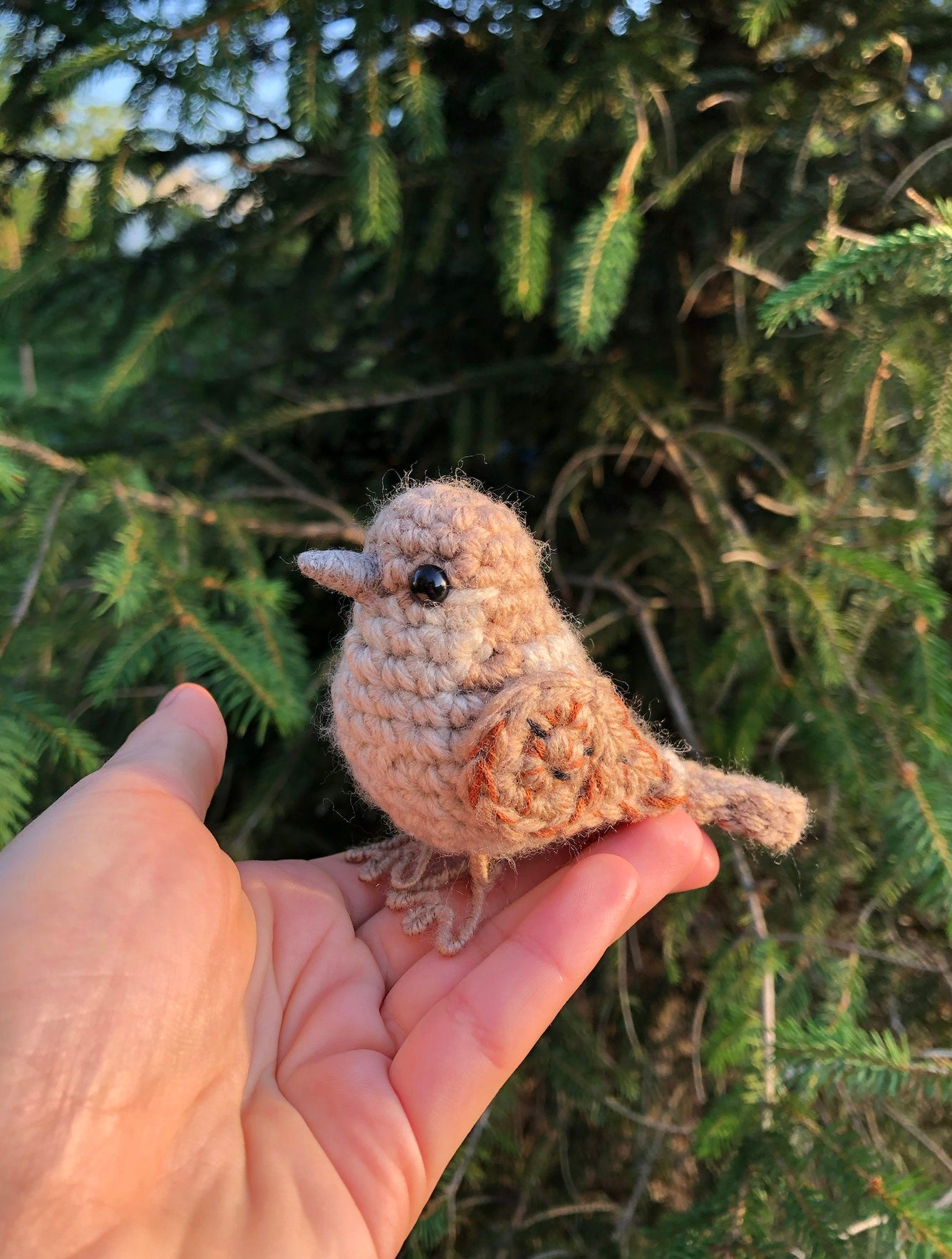 Male + Female Sparrow Crochet Pattern Bundle | DIGITAL PDFs