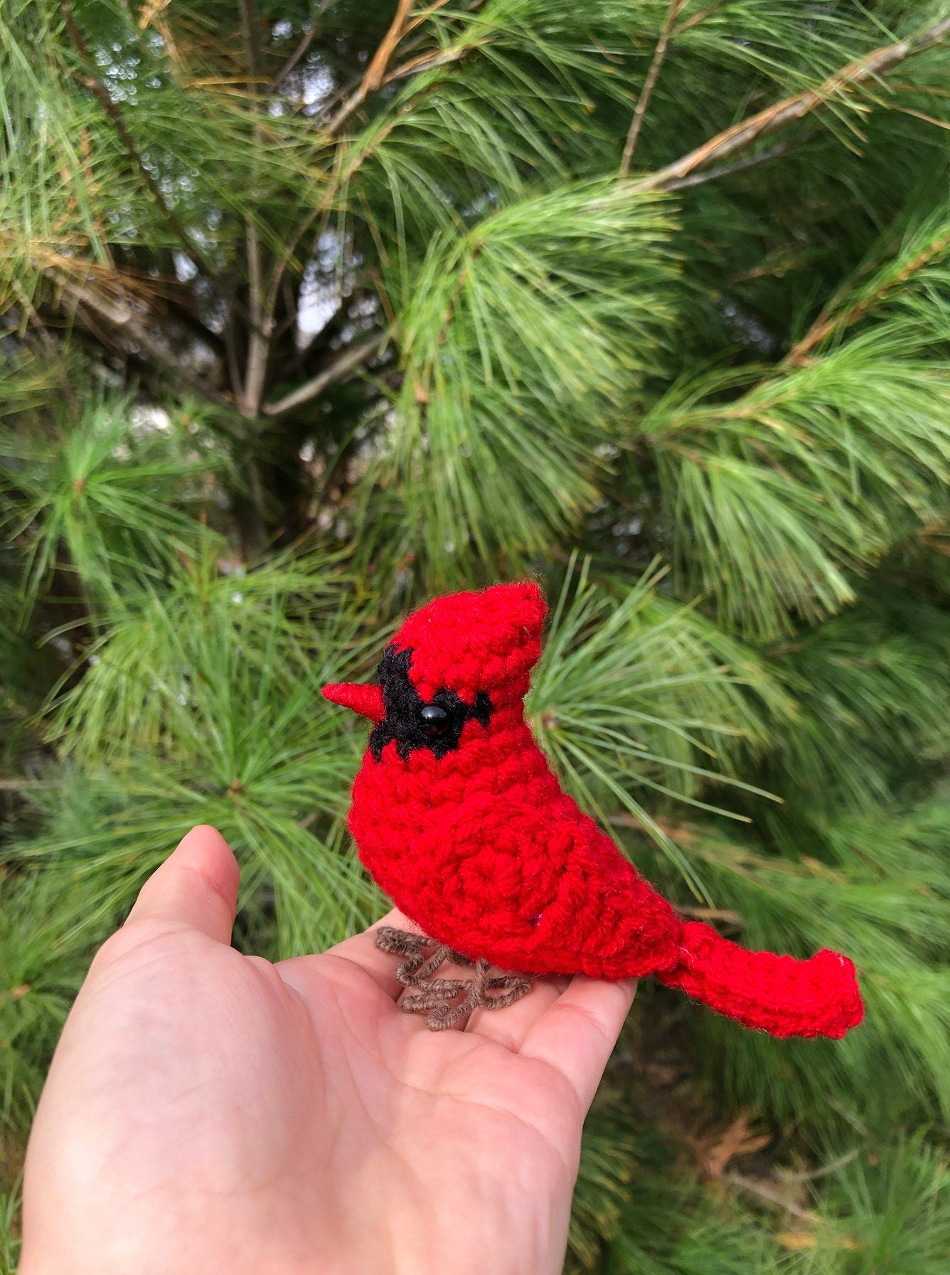 Little Cardinal Written Crochet Pattern | DIGITAL PDF