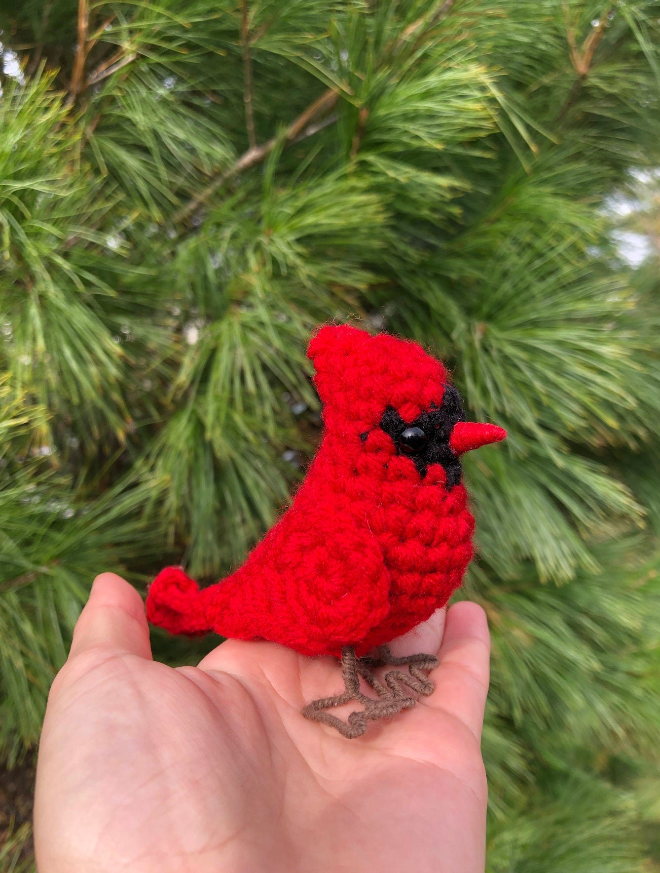 Little Cardinal Written Crochet Pattern | DIGITAL PDF