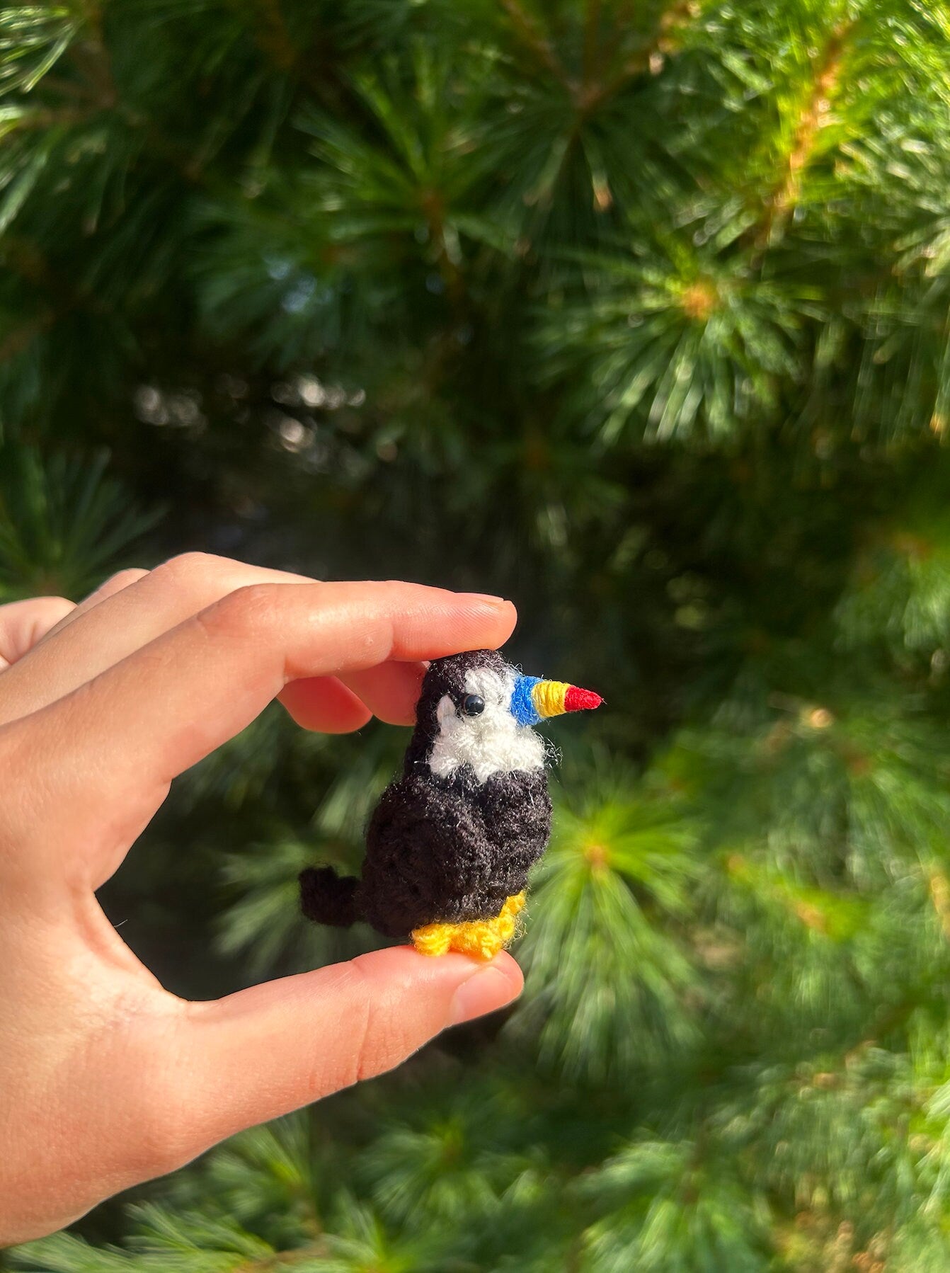 Tiny Birdies Toucan Keychain