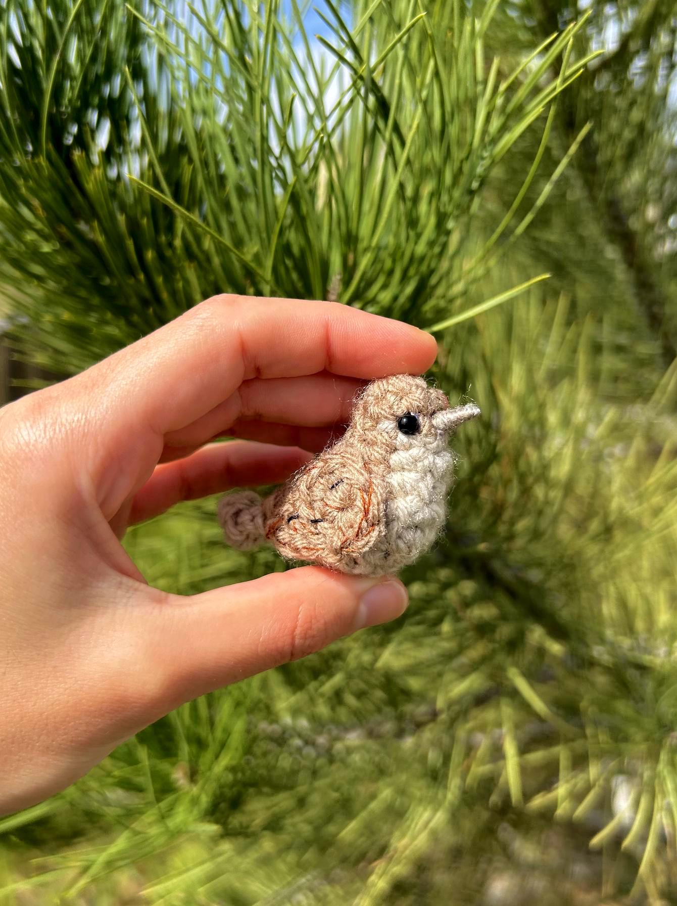 Tiny Birdies Female Sparrow Written Crochet Pattern | DIGITAL PDF