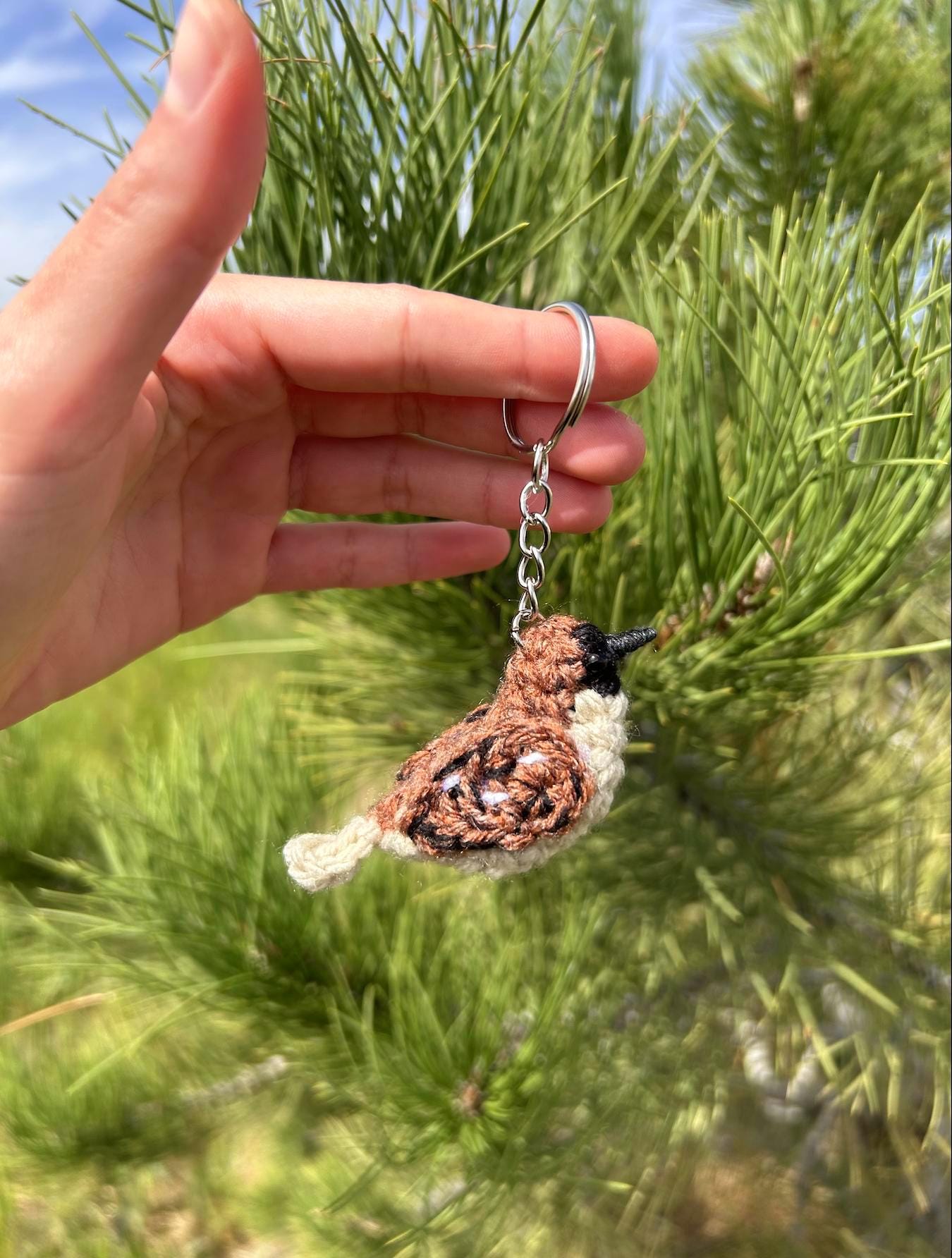 Tiny Birdies Male Sparrow Written Crochet Pattern | DIGITAL PDF