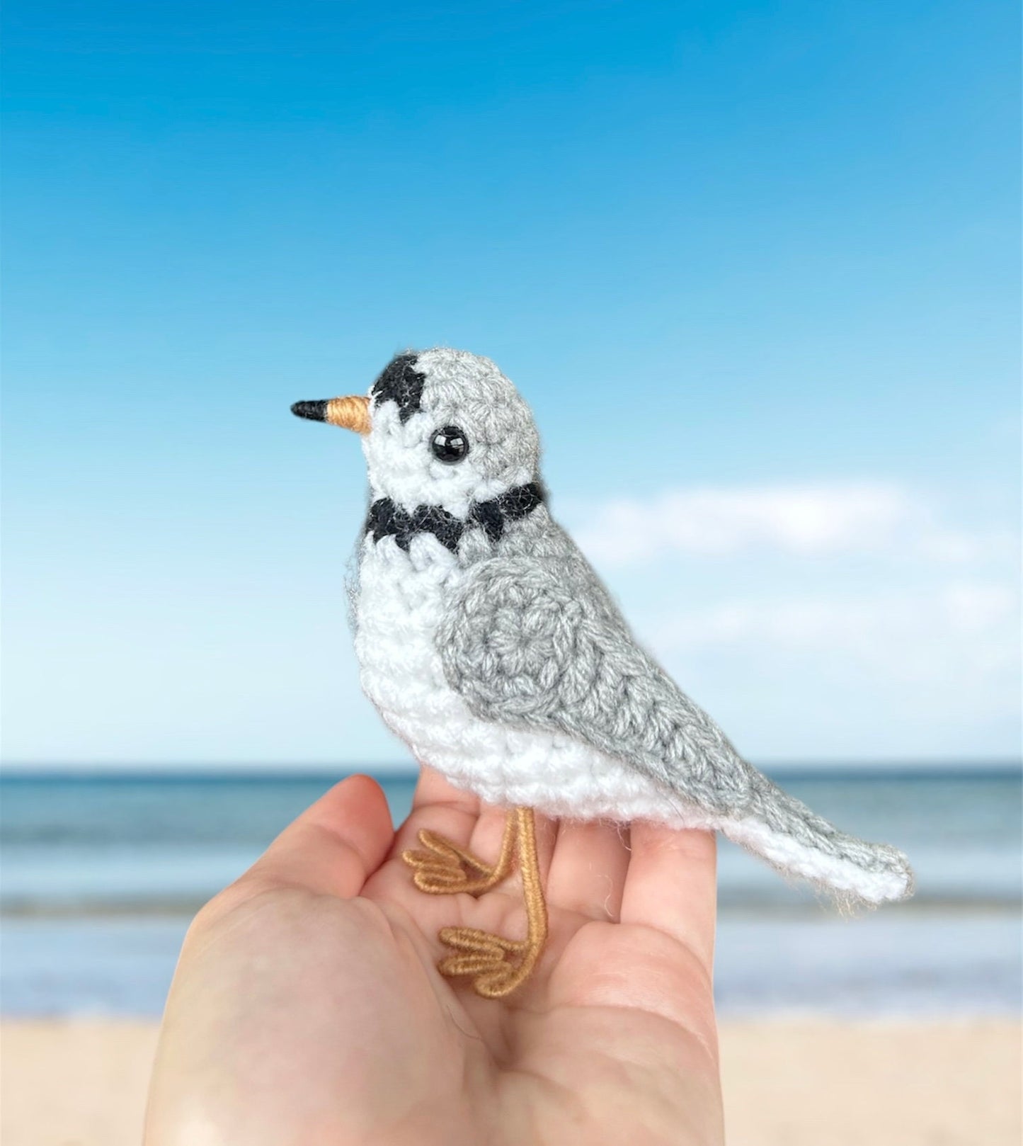 Piping Plover Written Crochet Pattern | DIGITAL PDF