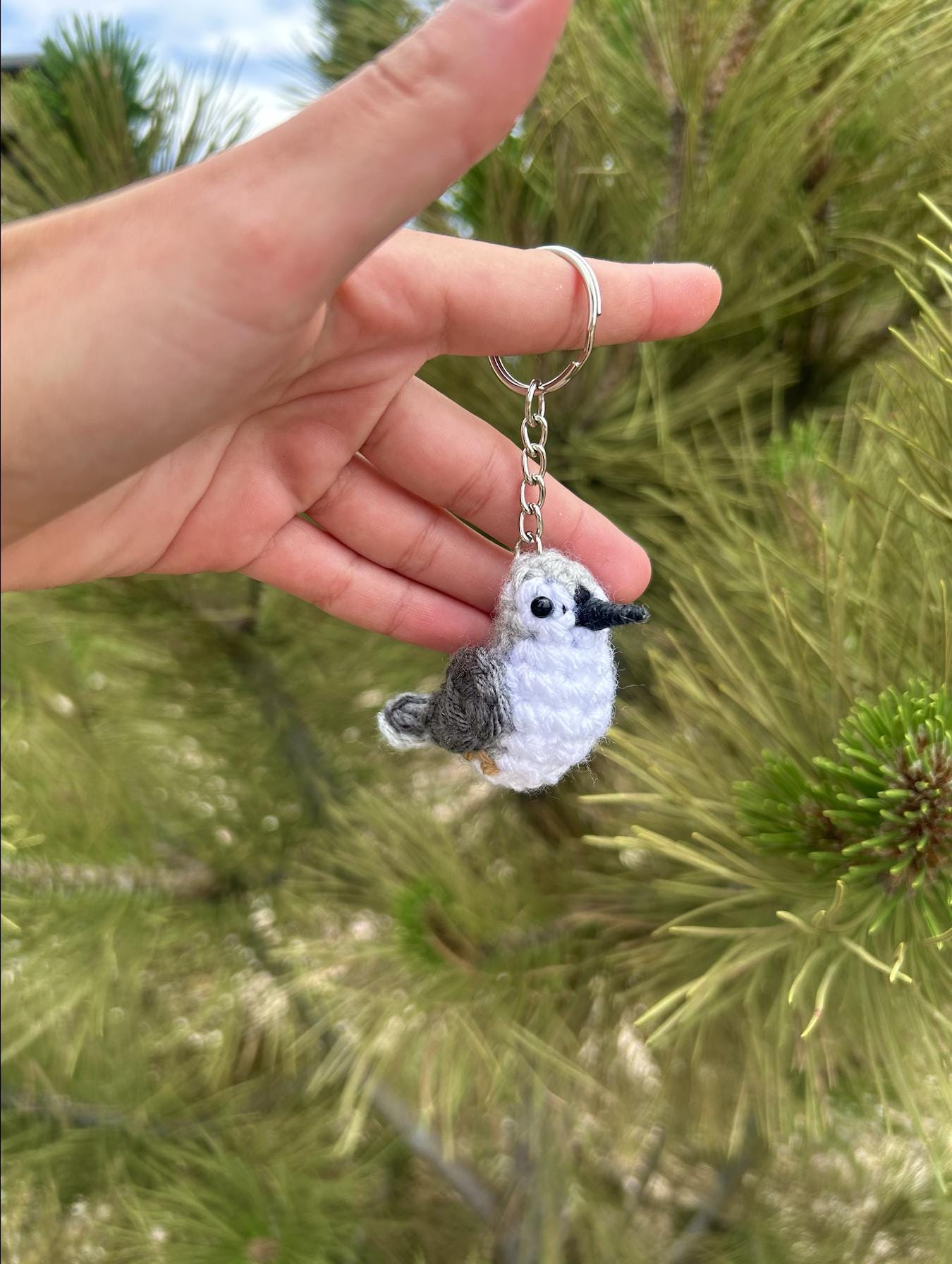 Tiny Birdies Tufted Titmouse Written Crochet Pattern | DIGITAL PDF