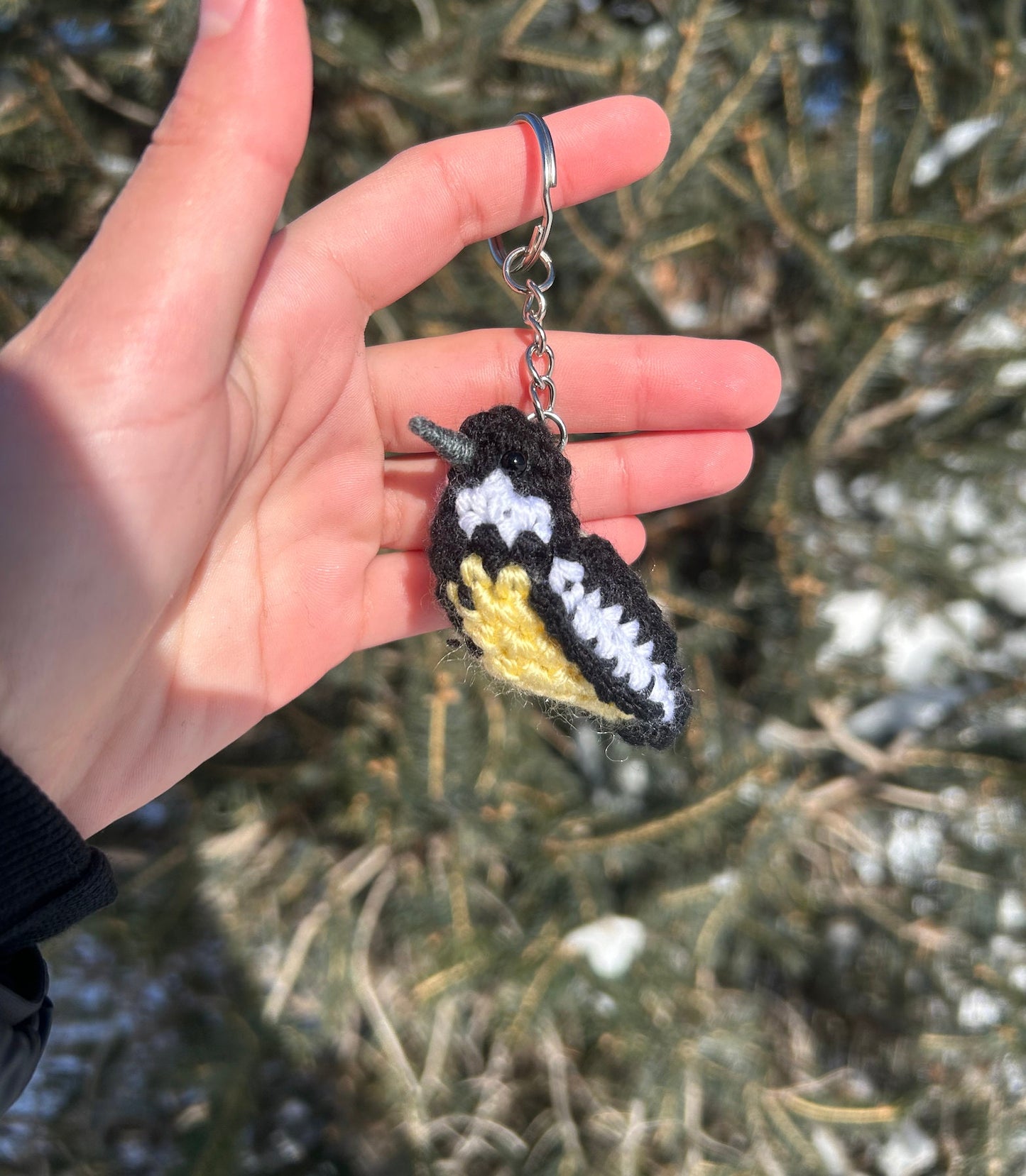 Tiny Birdies Great Tit Keychain