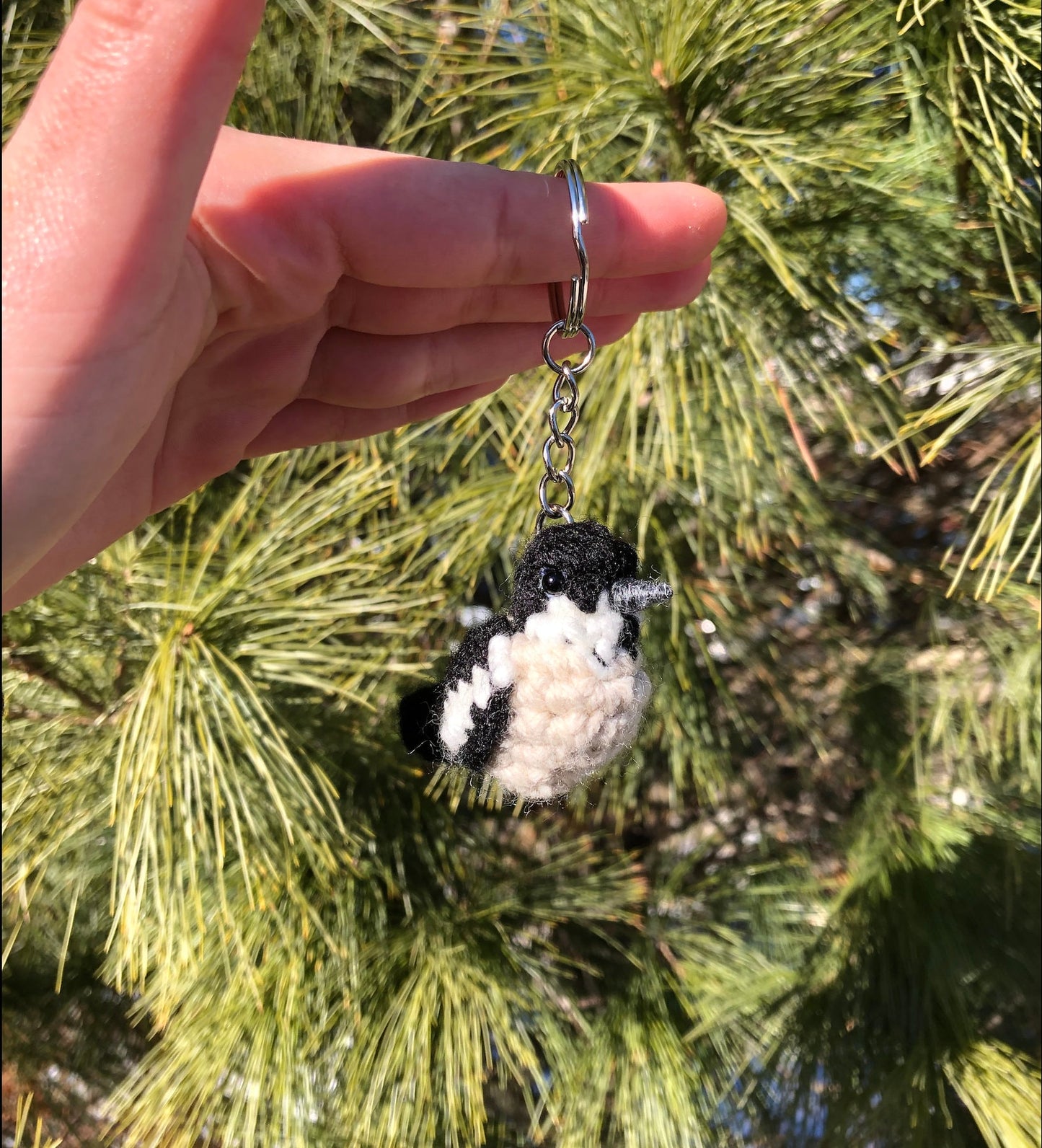Tiny Birdies Chickadee Keychain