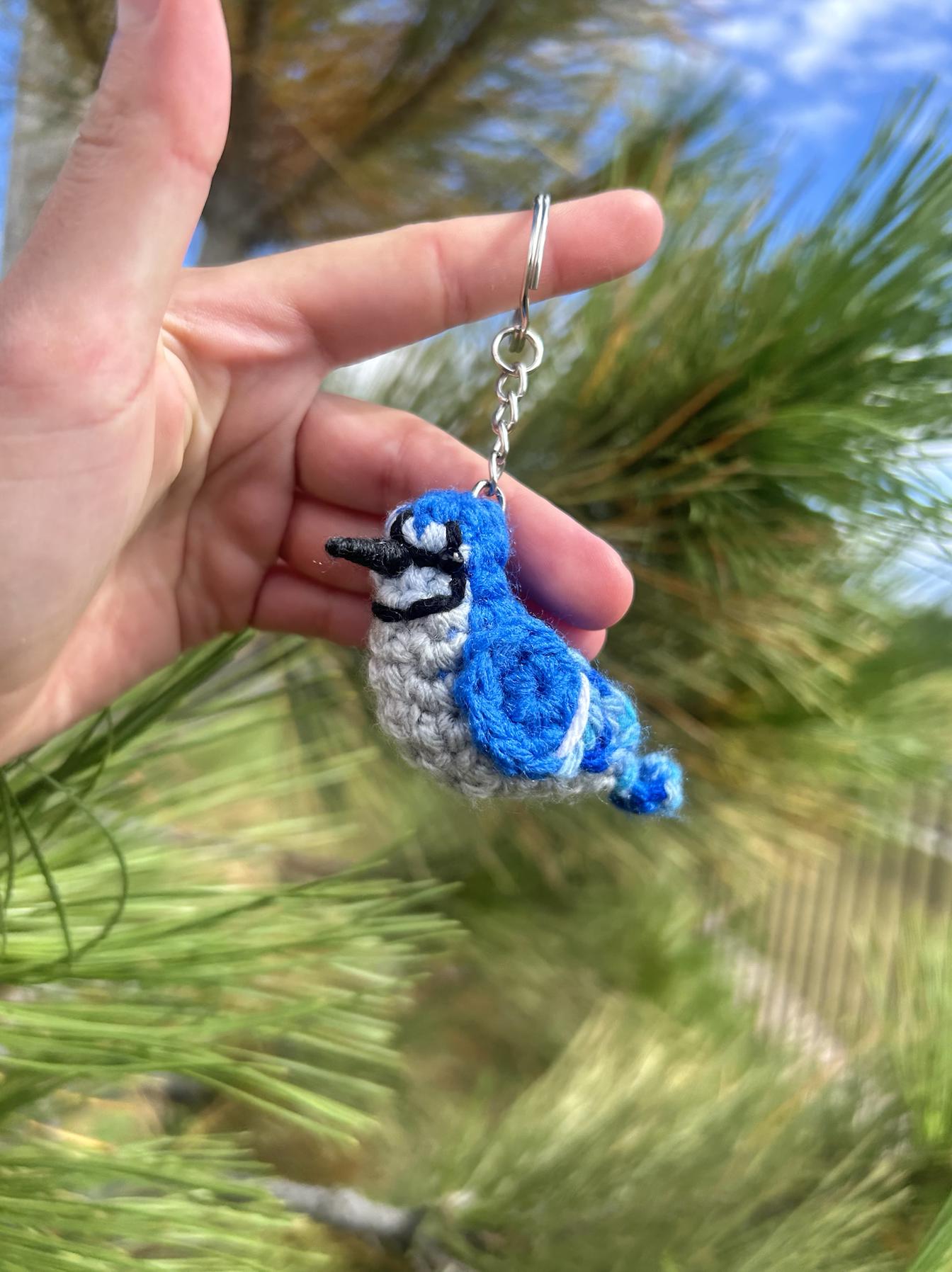 Tiny Birdies Blue Jay Written Crochet Pattern | DIGITAL PDF