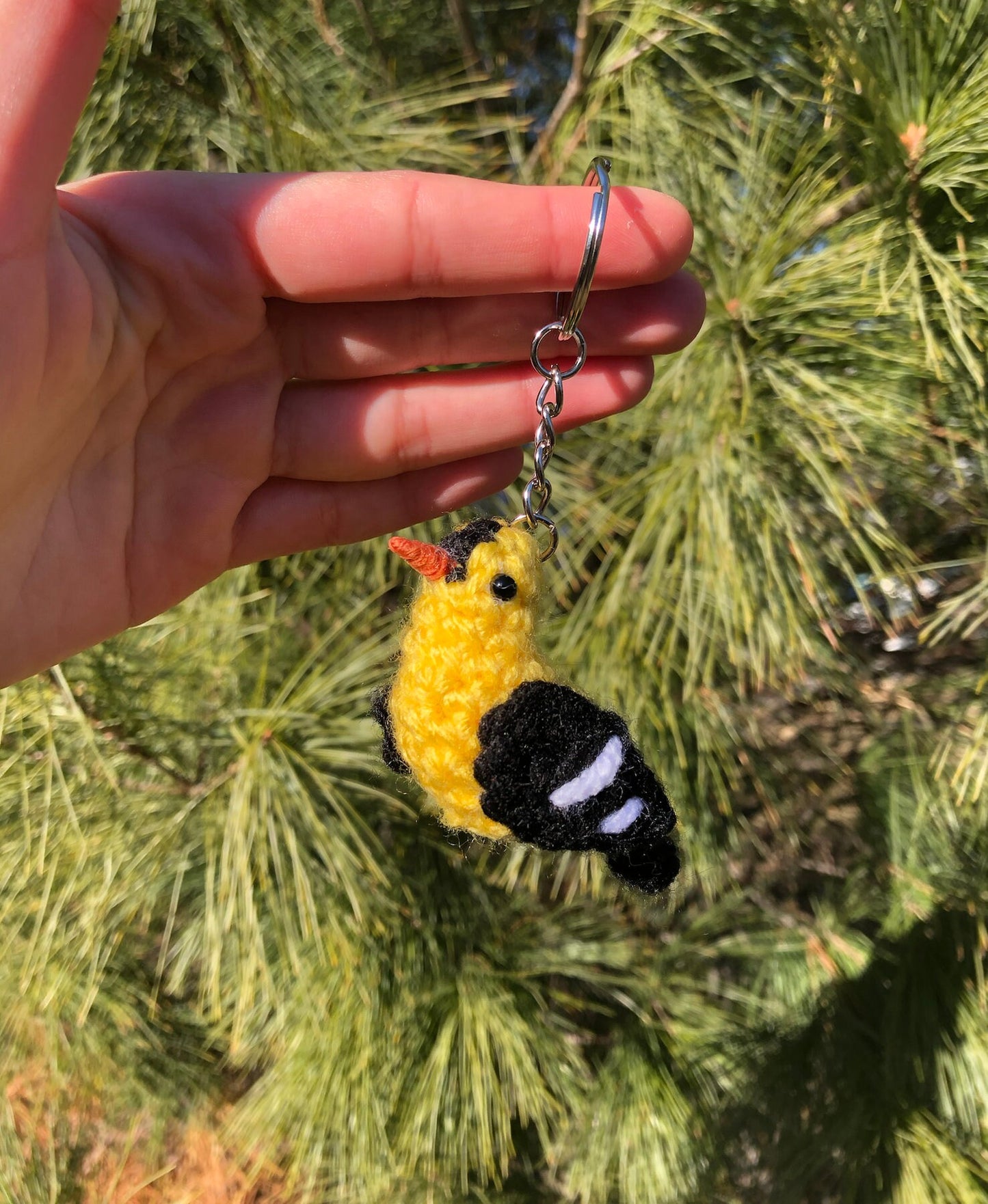 Tiny Birdies American Goldfinch Keychain
