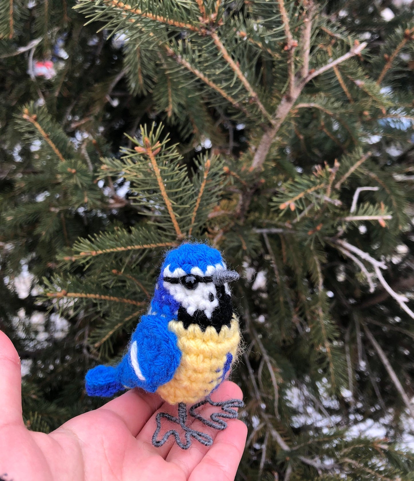 Little Blue Tit Written Crochet Pattern | DIGITAL PDF
