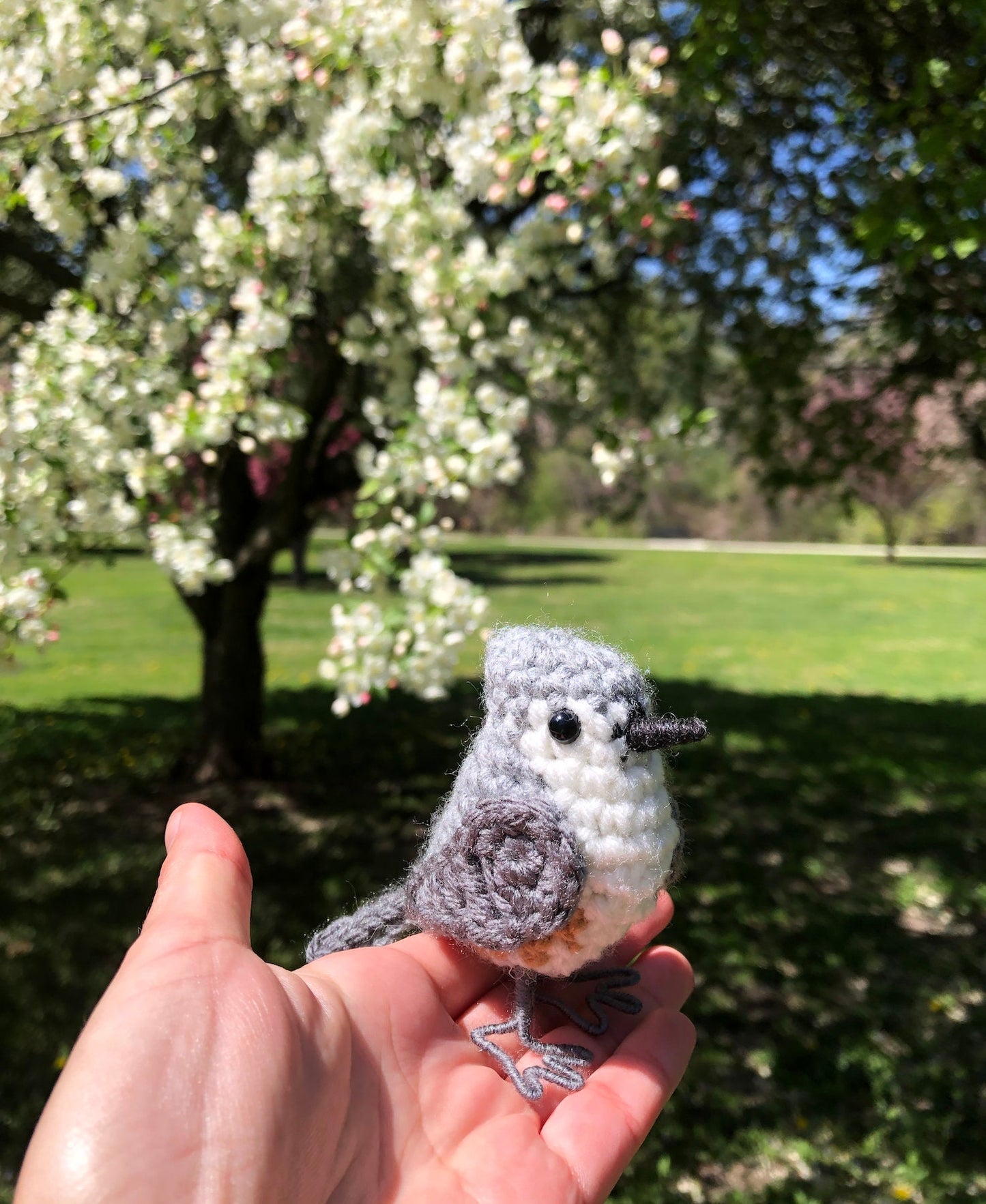 Tufted Titmouse Written Crochet Pattern | DIGITAL PDF