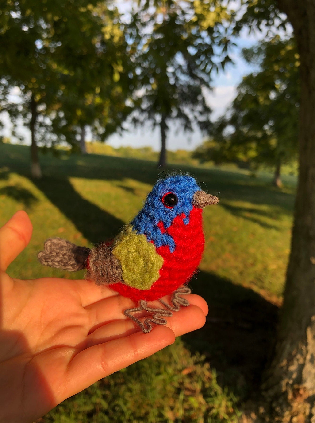 Painted Bunting Written Crochet Pattern | DIGITAL PDF