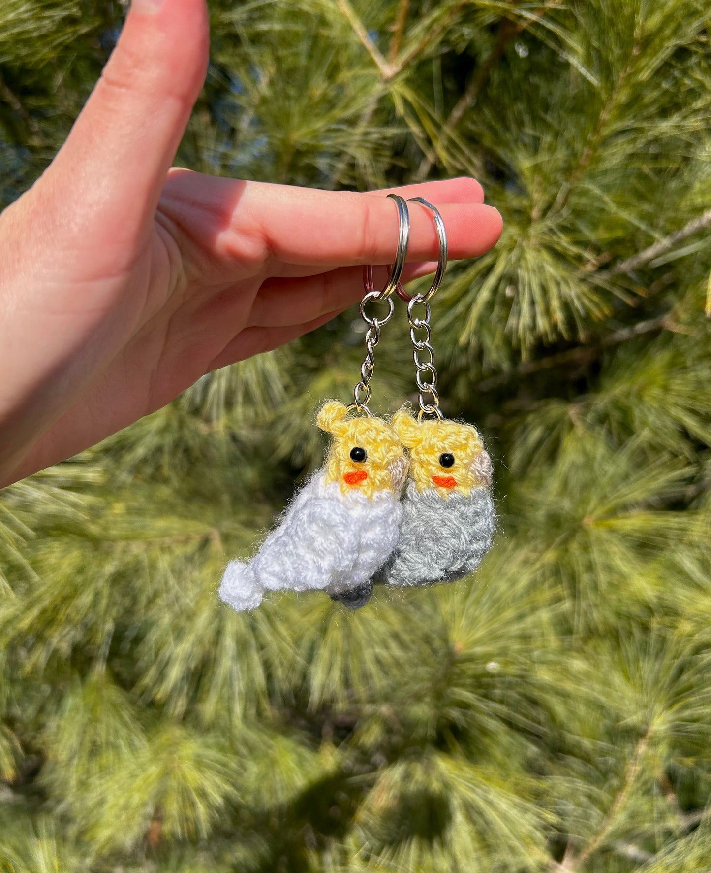 Tiny Birdies Cockatiel Keychain
