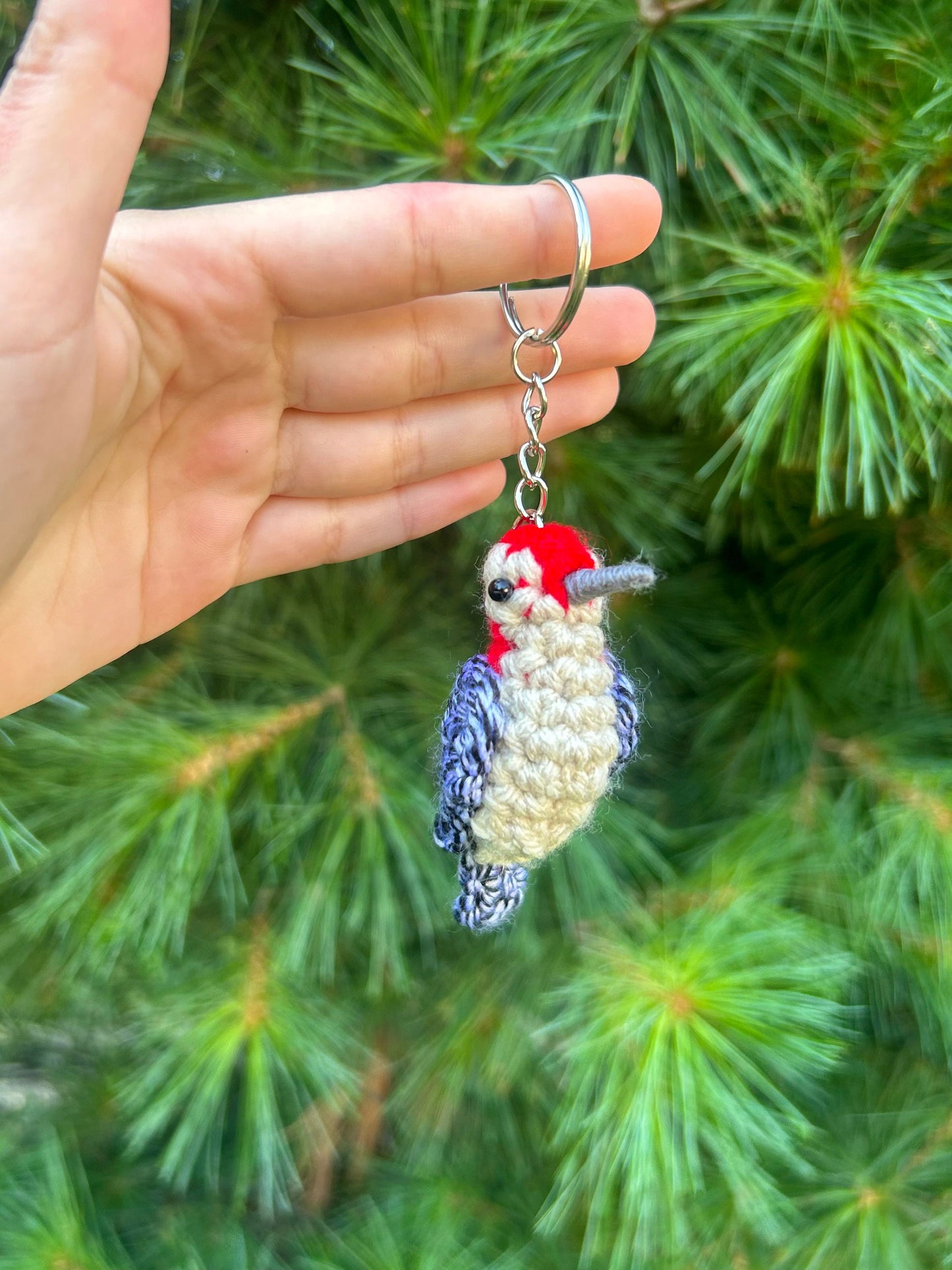 Tiny Birdies Woodpecker Written Crochet Pattern | DIGITAL PDF