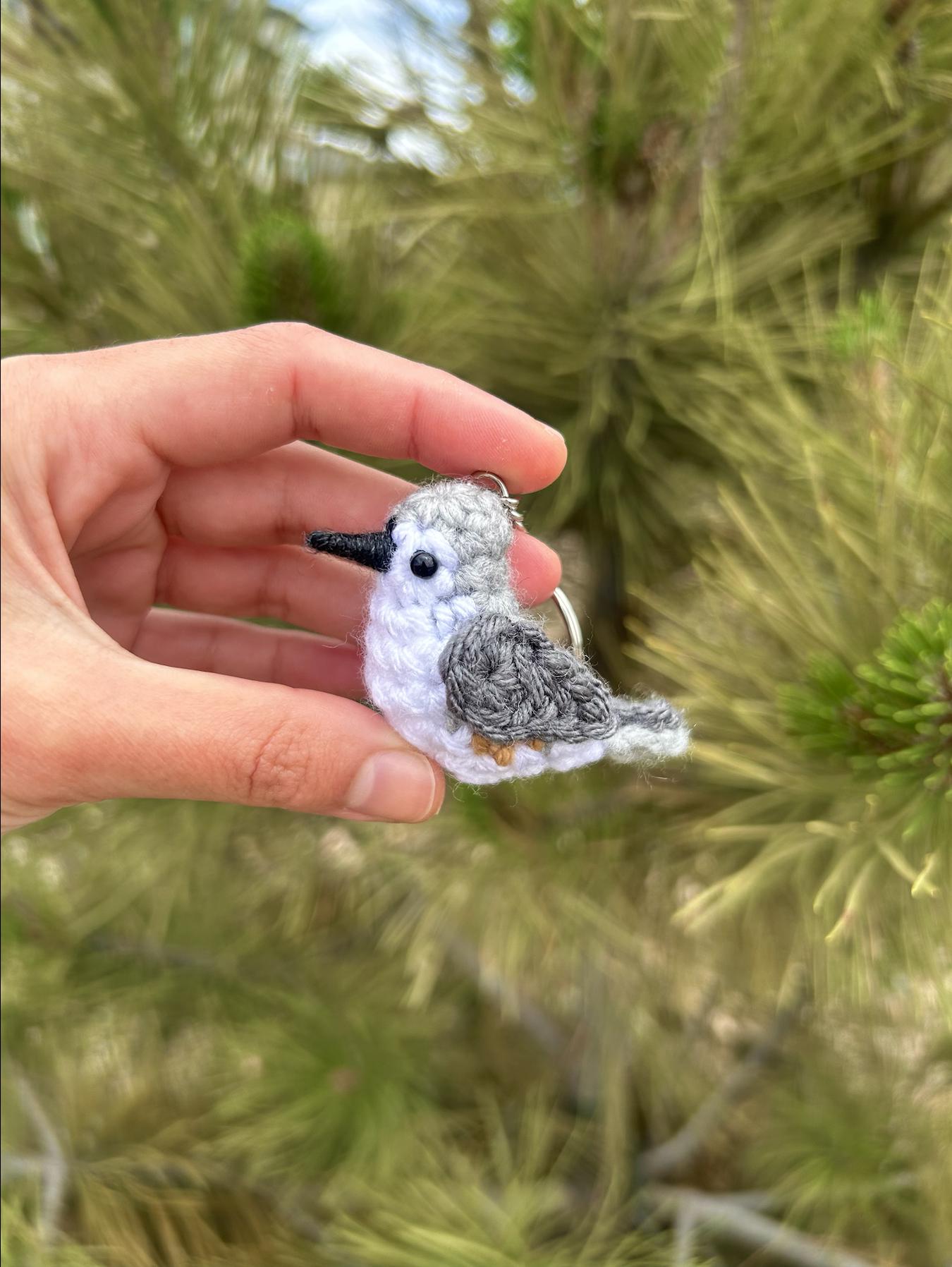 Tiny Birdies Tufted Titmouse Written Crochet Pattern | DIGITAL PDF