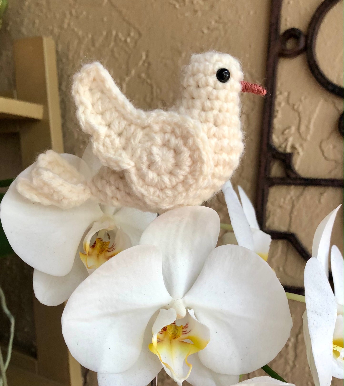 White Peace Dove Written Crochet Pattern | DIGITAL PDF