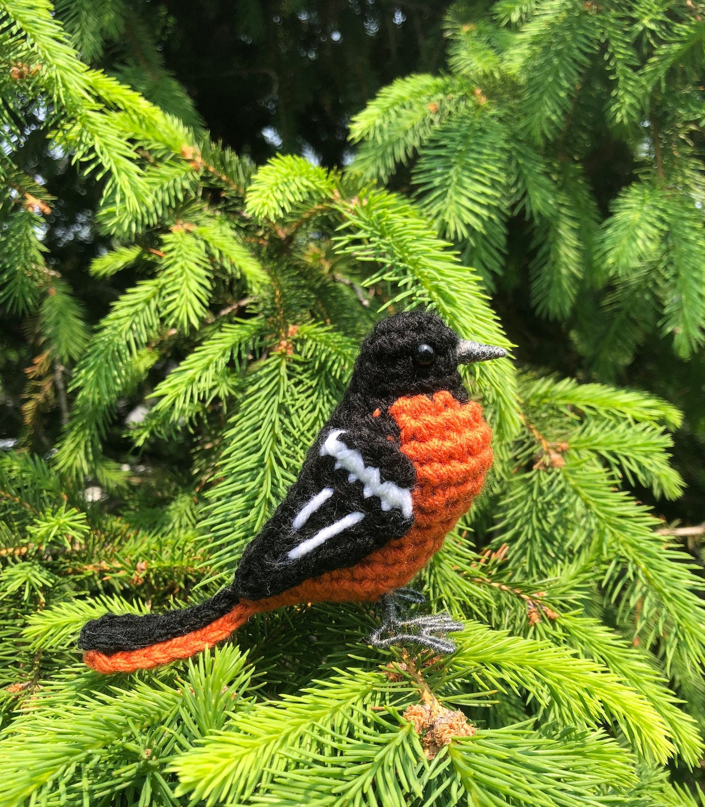 Baltimore Oriole Written Crochet Pattern | DIGITAL PDF