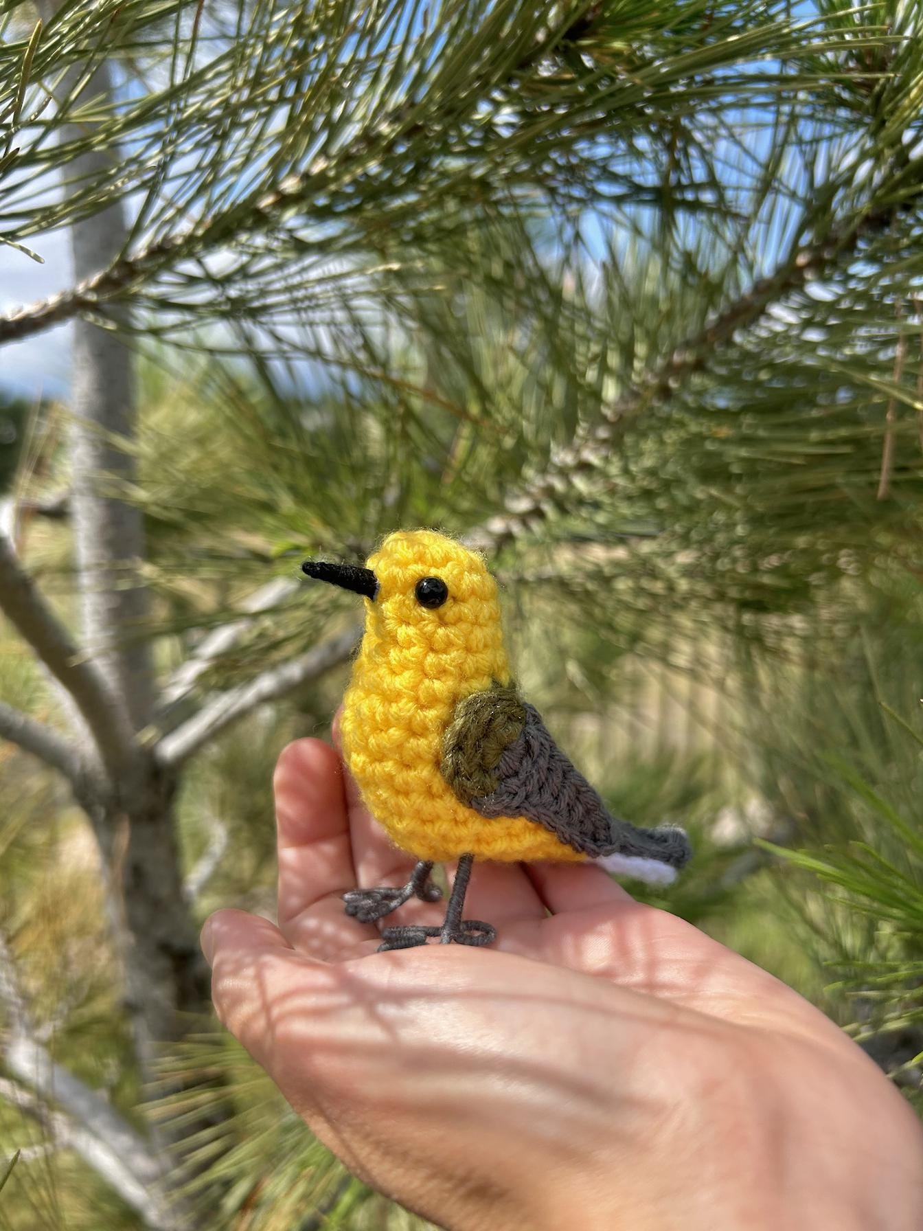 Prothonotary Warbler Written Crochet Pattern | DIGITAL PDF